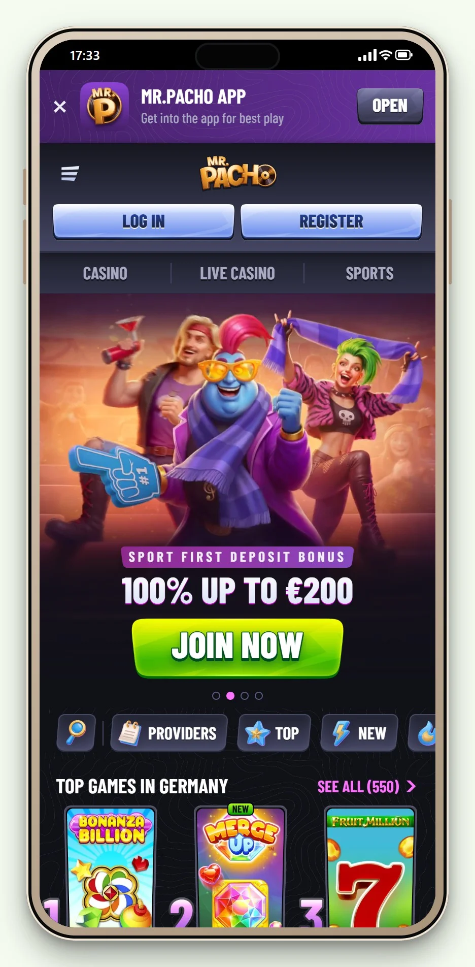 pay n play casino sites: the MrPacho homepage